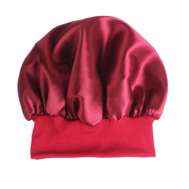 2 PCS TJM-301 Night Cap With Wide Brim And Elasticity Headband Ladies Chemotherapy Cap Hair Care Hat