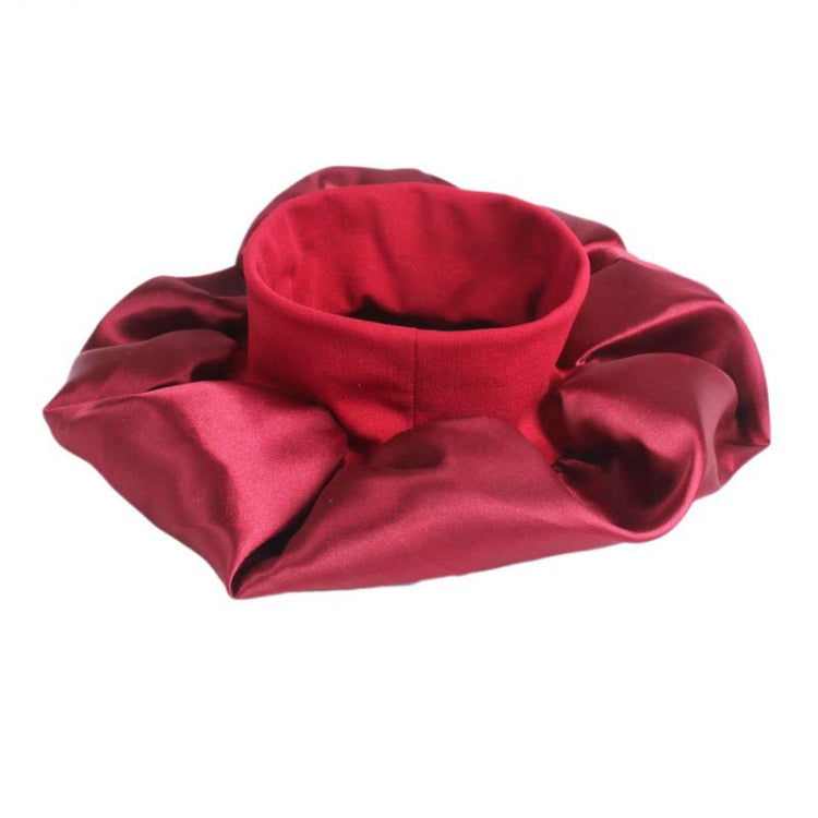 2 PCS TJM-301 Night Cap With Wide Brim And Elasticity Headband Ladies Chemotherapy Cap Hair Care Hat