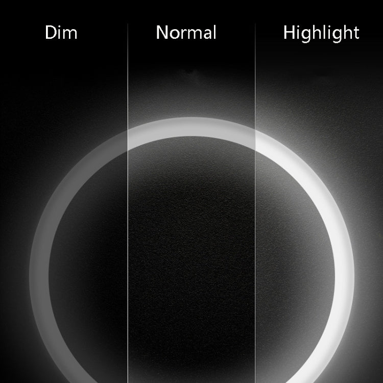 Make-Up Mirror With LED Light Fill Light Dormitory Desktop Dressing Small Mirror Girl Folding And Portable Mirror