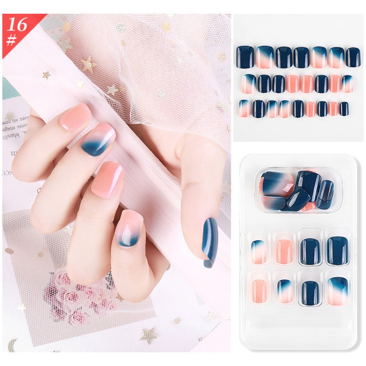 5 Sets Wear Nail Art Christmas Ballet Fake Nails Finished Product Removable Wear Nail