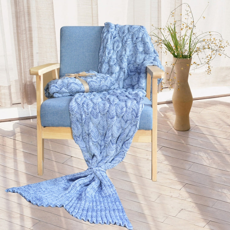Mermaid Tail Knitted Blanket Fish Tail Blanket