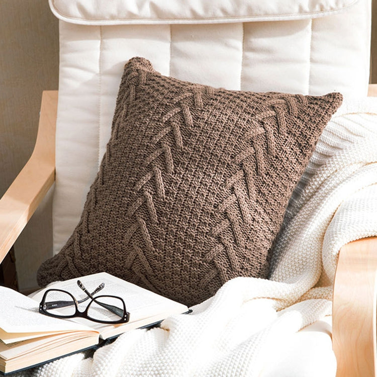 Home Wool Knitted Pillowcase