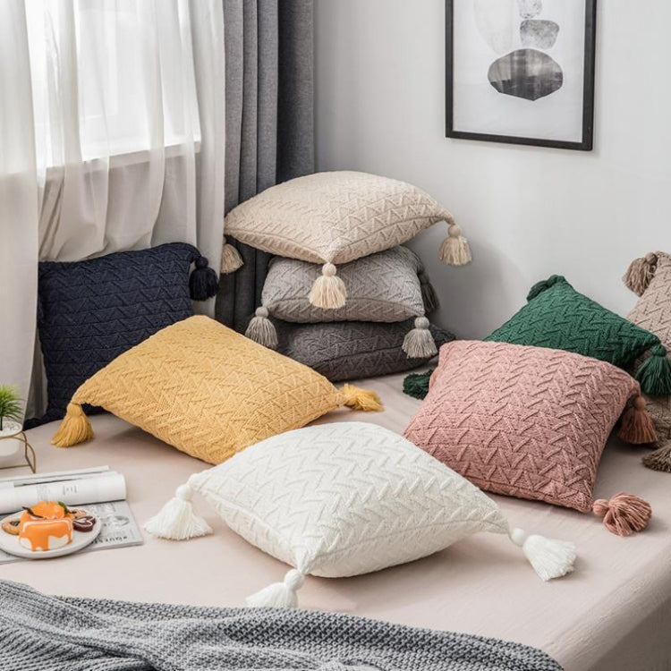 Home Accessories Knitted Pillowcase Without Core