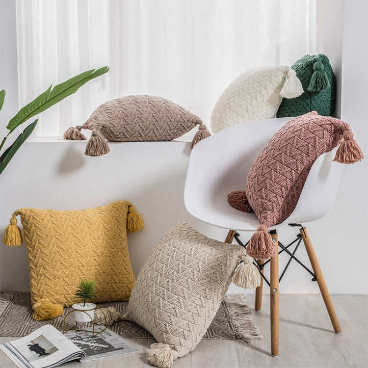 Home Accessories Knitted Pillowcase Without Core
