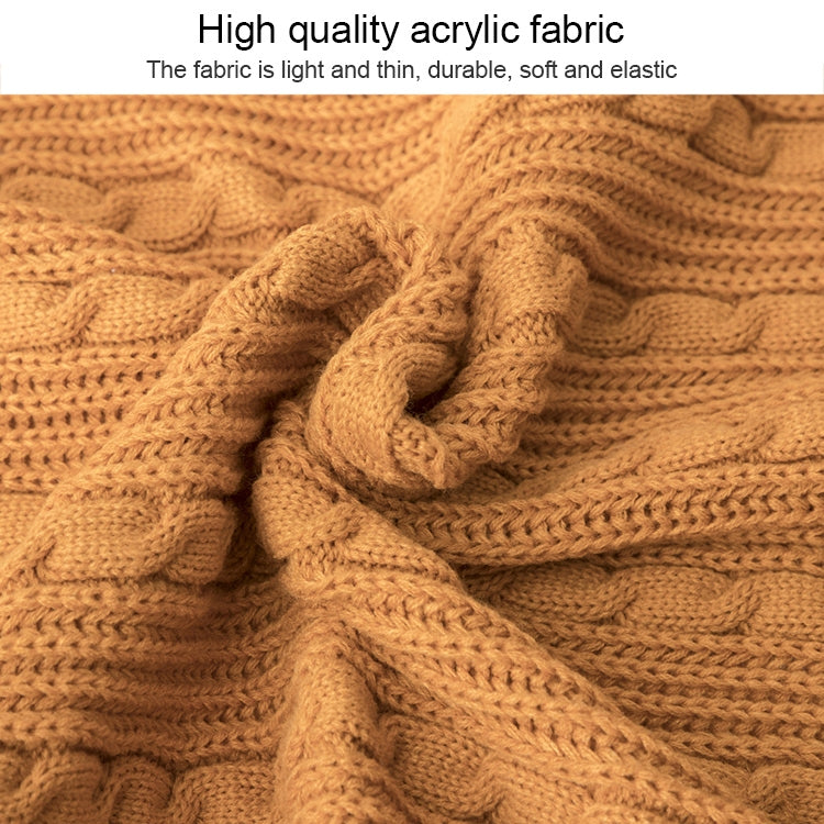 Knitted Blanket Home Casual Shawl Pillowcase Suit Without Core