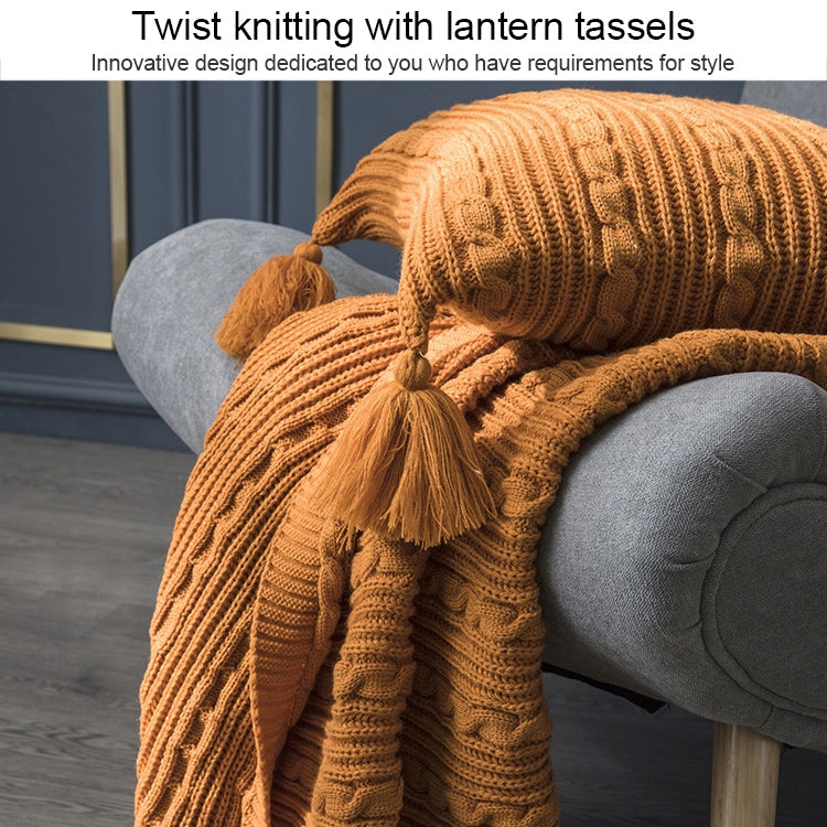 Knitted Blanket Home Casual Shawl Pillowcase Suit Without Core