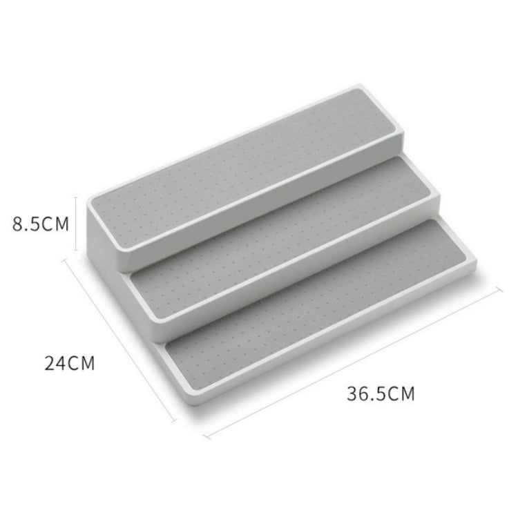 2pcs Three-Layer Stepped Seasoning Storage Rack Home Kitchen Storage Rack