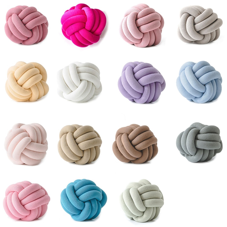 Hand-Made Knotted Ball Pillow