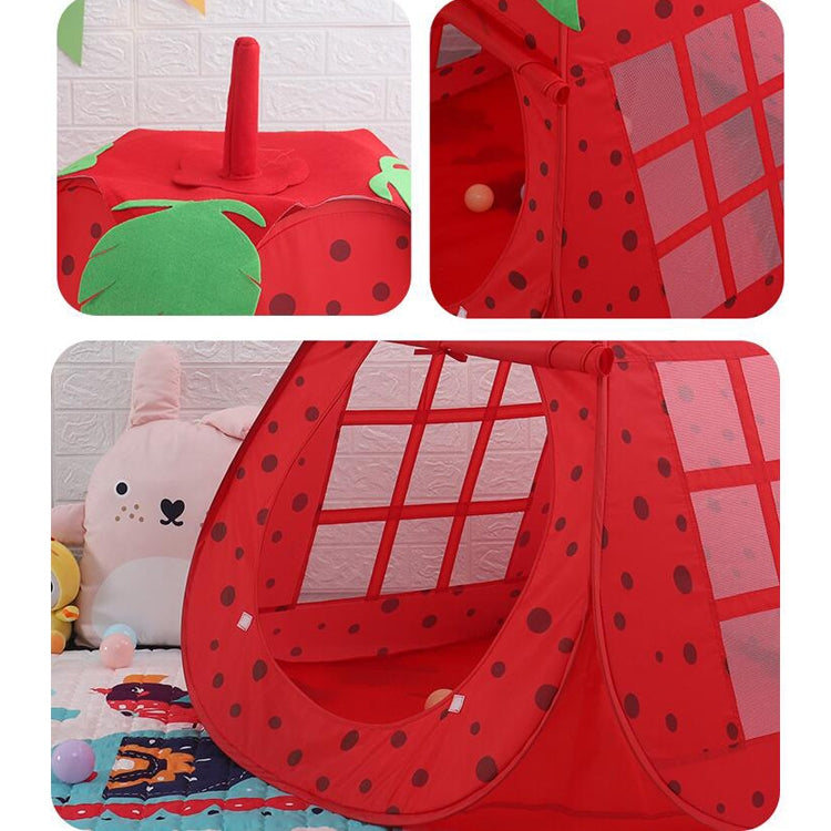 Children Indoor Tent toy Cartoon Strawberry Type Game House
