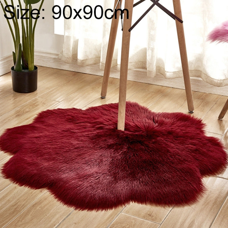 Home Furnishing Imitation Wool Carpet Bedroom Living Room Floor Mat Bay Window Cushion Office Chair Cushion Sofa Cushion