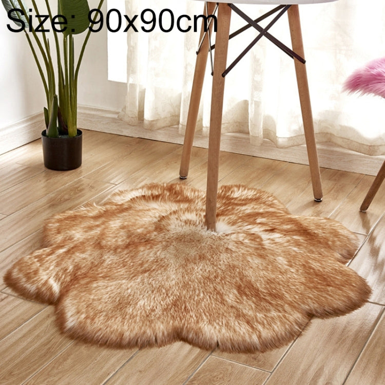Home Furnishing Imitation Wool Carpet Bedroom Living Room Floor Mat Bay Window Cushion Office Chair Cushion Sofa Cushion