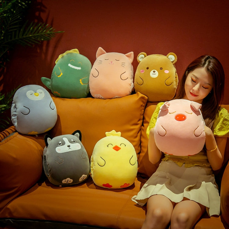 Cartoon Pillow Warm Hand Covering Animal Fruit Doll Girlfriend Gift