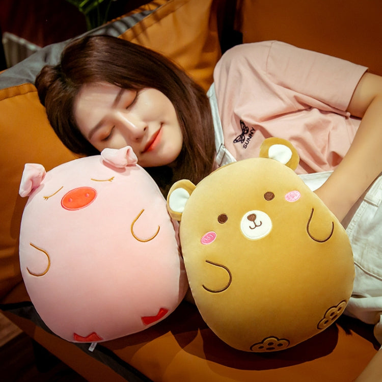 Cartoon Pillow Warm Hand Covering Animal Fruit Doll Girlfriend Gift