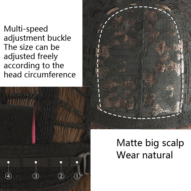 Wig Female Long Hair Big Wave Fluffy Full Headgear Long Curly Hair