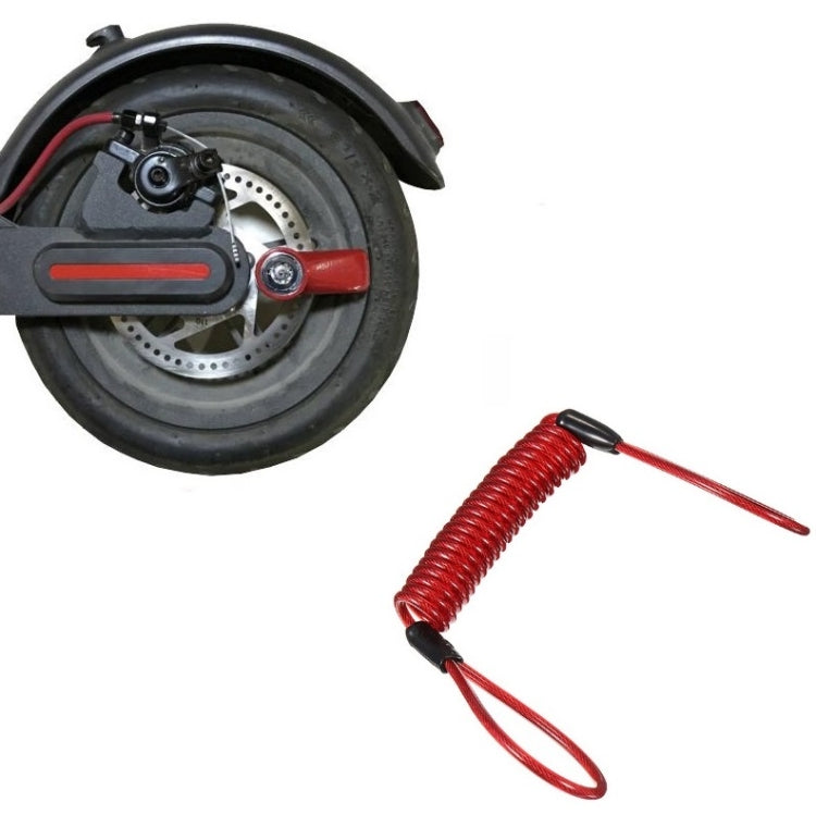 Electric Scooter Disc Brake Lock Multi-Function Reinforced Anti-Theft Lock Accessory for Xiaomi Mijia M365, Packing specification: Disc Brake Lock (Red )