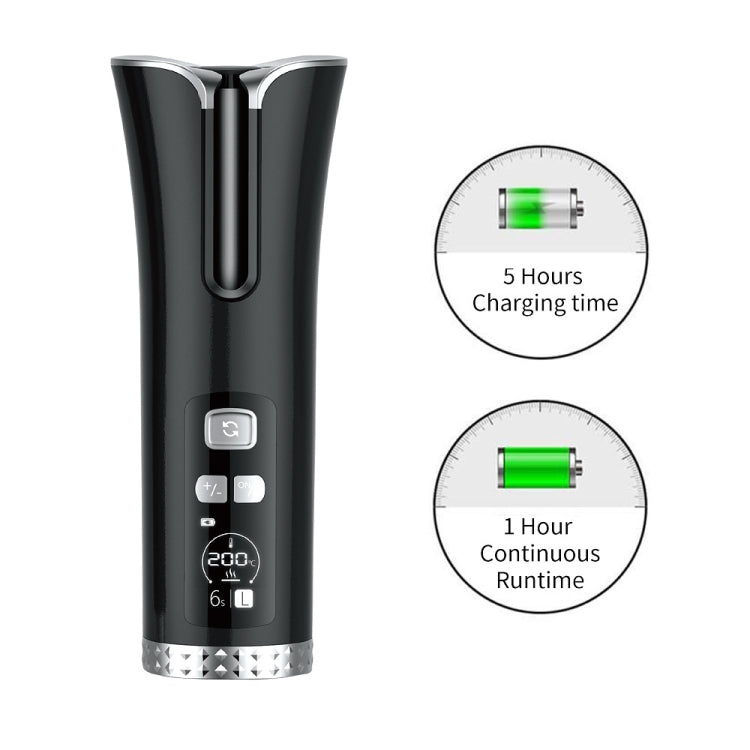 USB Charging Automatic Rotating Curling Iron Portable Wireless Travel Curling Iron