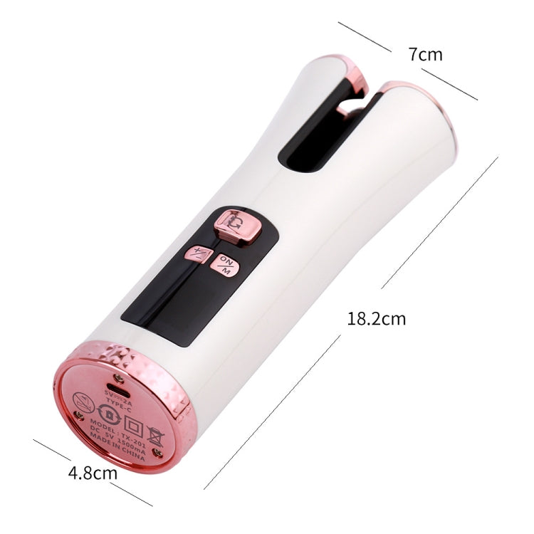 USB Charging Automatic Rotating Curling Iron Portable Wireless Travel Curling Iron