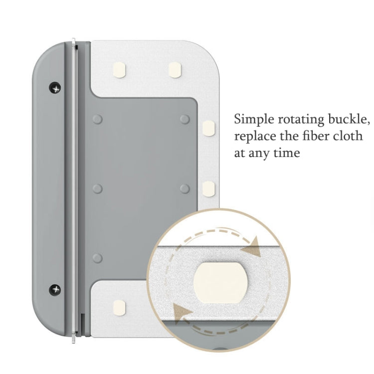 Magnetic Glass Wiper Double-Sided Magnetic Window Wiper High-Level Insulating Glass Cleaner, Specification: Rectangle 3-10mm