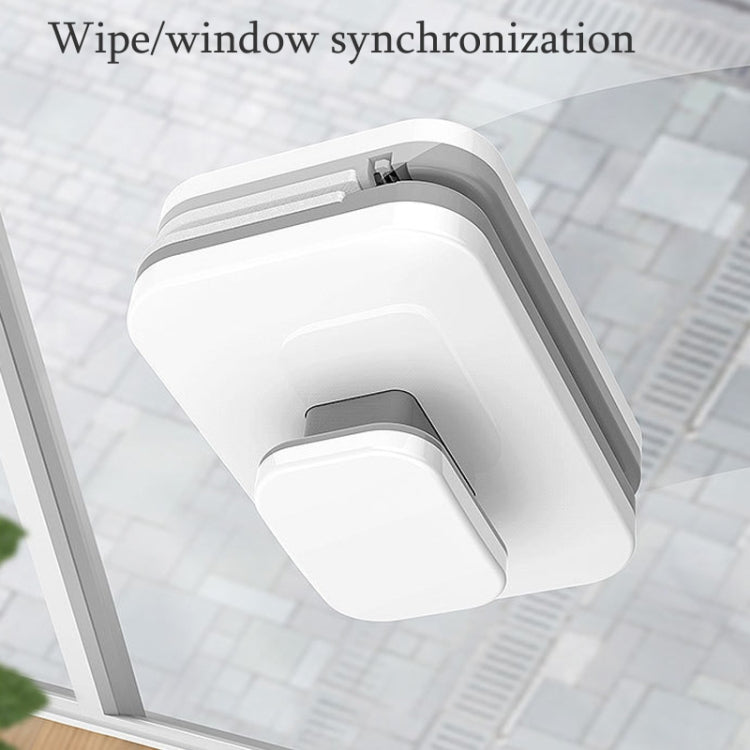 Magnetic Glass Wiper Double-Sided Magnetic Window Wiper High-Level Insulating Glass Cleaner, Specification: Rectangle 3-10mm