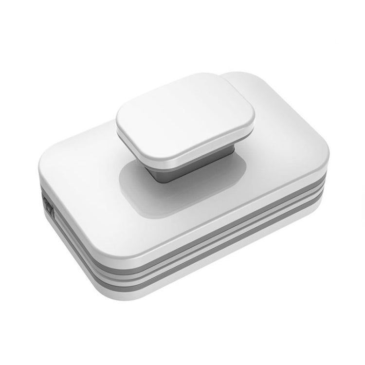 Magnetic Glass Wiper Double-Sided Magnetic Window Wiper High-Level Insulating Glass Cleaner, Specification: Rectangle 3-10mm