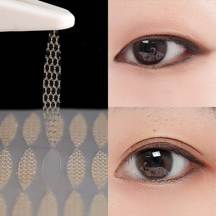 Sticky Double Eyelid Stickers When Exposed To Water, Natural Invisible Lace Olives Glue-Free Beauty Eye Stickers
