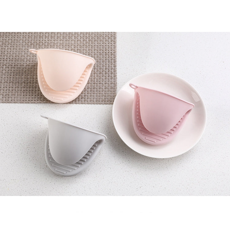 1 Pair Thick Silicone Anti-Scald Gloves Kitchen Heat Insulation Take Plate Tongs Baking Oven Insulation Cover