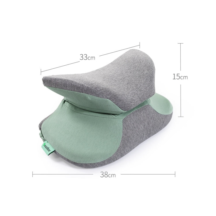 BEWALKER Multifunctional Student Portable Nap Pillow Waist Support Foldable Memory Foam Nap Pillow Office Sleeping Pillow