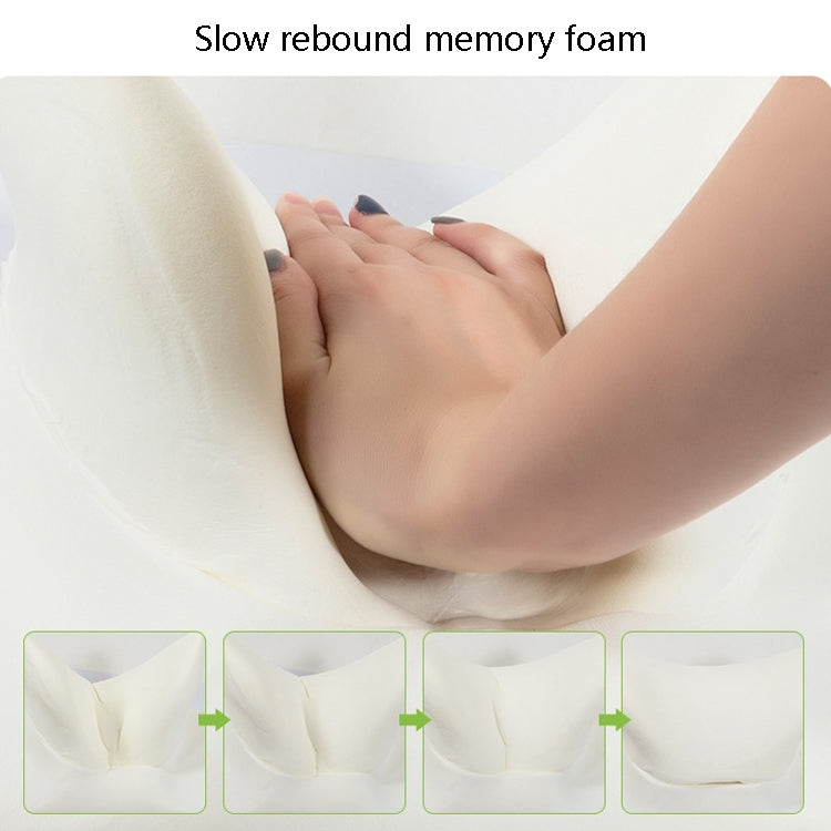 BEWALKER Multifunctional Student Portable Nap Pillow Waist Support Foldable Memory Foam Nap Pillow Office Sleeping Pillow