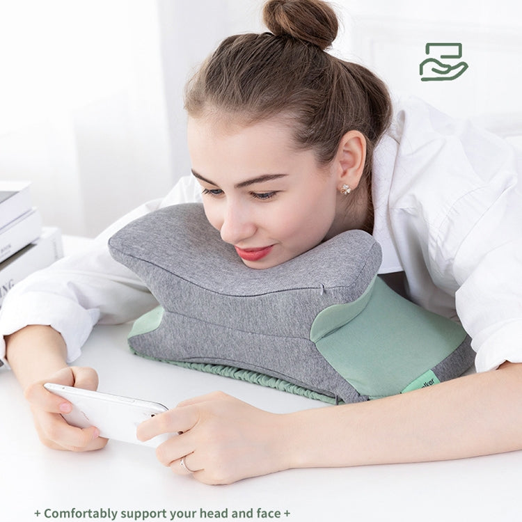 BEWALKER Multifunctional Student Portable Nap Pillow Waist Support Foldable Memory Foam Nap Pillow Office Sleeping Pillow