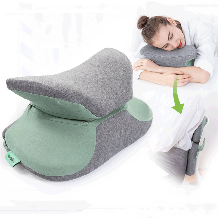 BEWALKER Multifunctional Student Portable Nap Pillow Waist Support Foldable Memory Foam Nap Pillow Office Sleeping Pillow