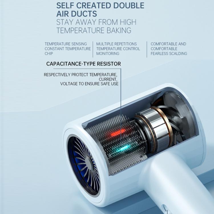 1800W High Speed High Power Magnetic Air Outlet Hair Dryer