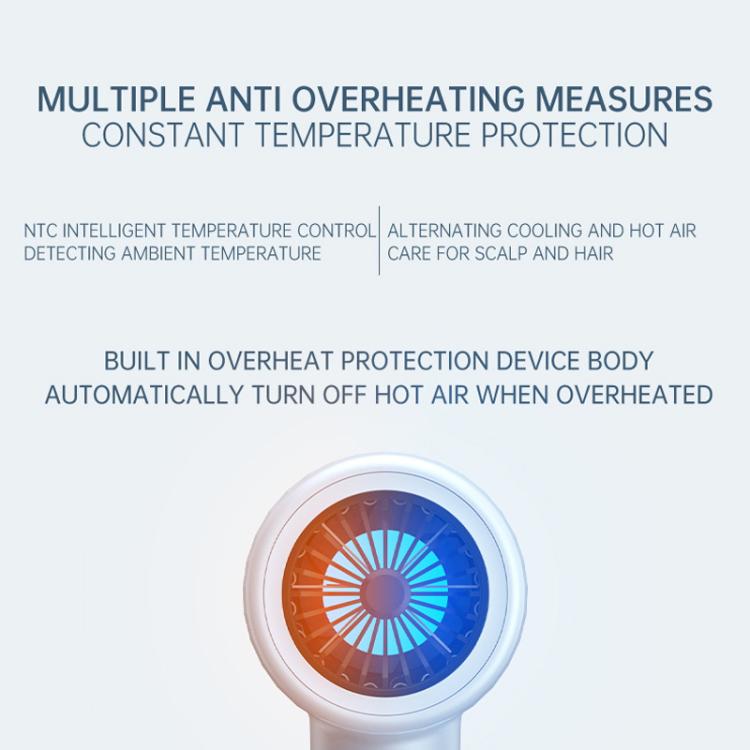 1800W High Speed High Power Magnetic Air Outlet Hair Dryer