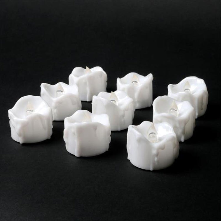 12 PCS/Box  LED Candle Electronic Tea Wax Simulation Tears Electronic Candle Light Wedding Decoration Candle Light