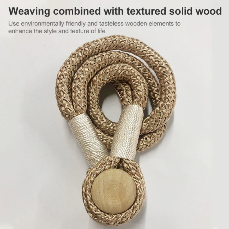 Log Magnetic Buckle Strap Magnetic Curtain Buckle