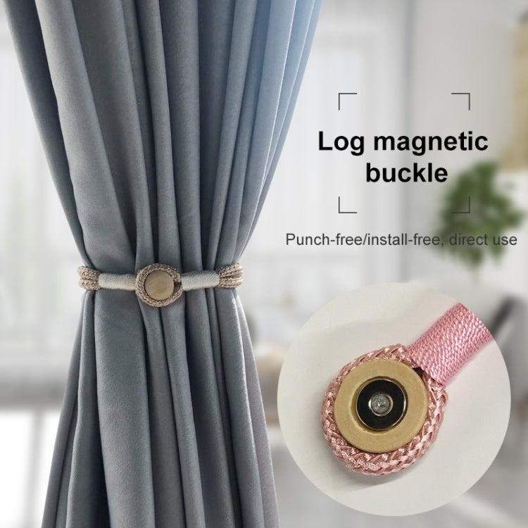 Log Magnetic Buckle Strap Magnetic Curtain Buckle