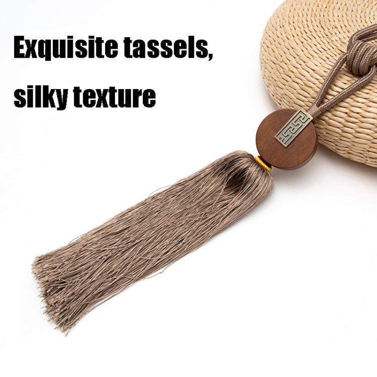 GQ017 1 Pair Curtain Tassel Hanging Ear Simple Tie Rope Hanging Ball Curtain Buckle