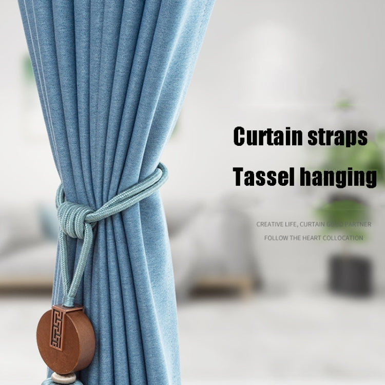 GQ017 1 Pair Curtain Tassel Hanging Ear Simple Tie Rope Hanging Ball Curtain Buckle