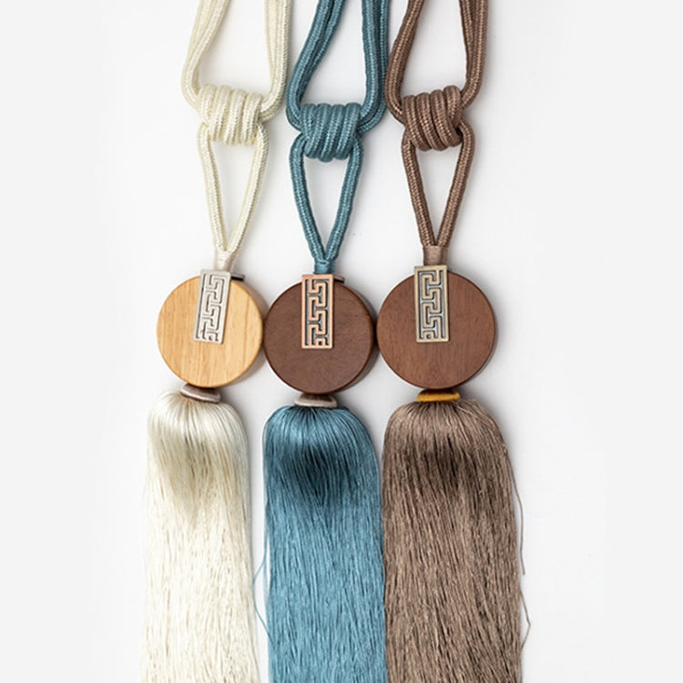 GQ017 1 Pair Curtain Tassel Hanging Ear Simple Tie Rope Hanging Ball Curtain Buckle