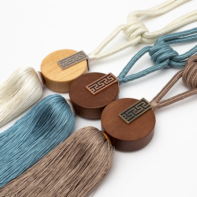 GQ017 1 Pair Curtain Tassel Hanging Ear Simple Tie Rope Hanging Ball Curtain Buckle