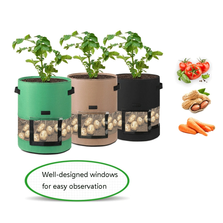 360 Degree Transparent Potato Bag In The Middle Covered Plant Growing Bag