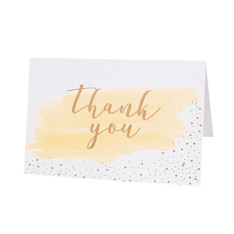 6pcs / Set Greeting Card Thank You Card Set Thanksgiving Holiday Gift Watercolor Card