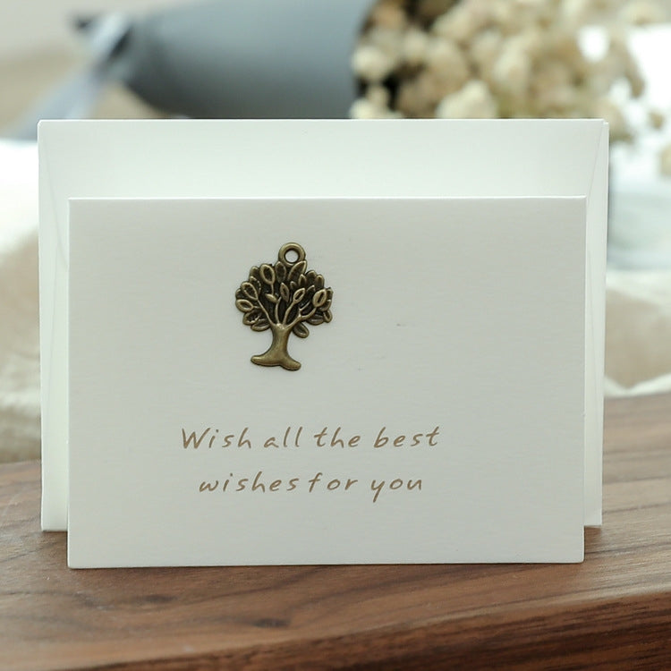 20pcs Retro Blessing Birthday High-End Thank You Message Card Lover Thanksgiving Christmas Day Greeting Card