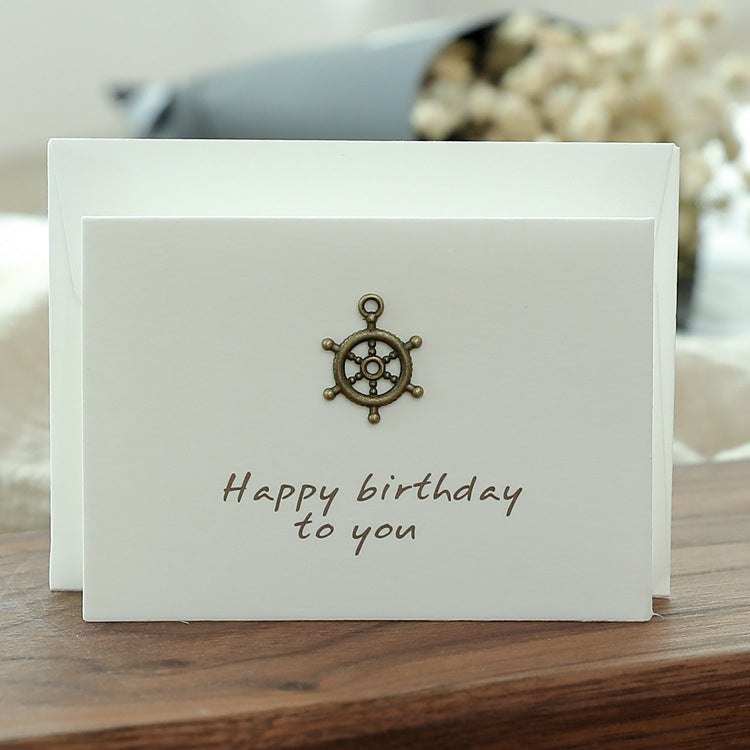 20pcs Retro Blessing Birthday High-End Thank You Message Card Lover Thanksgiving Christmas Day Greeting Card