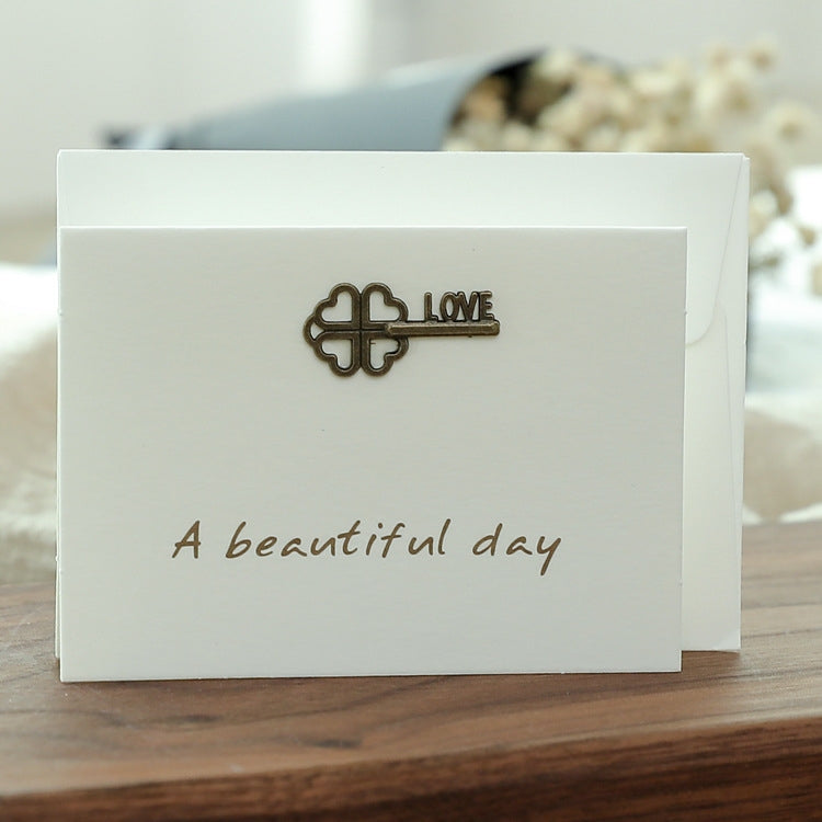 20pcs Retro Blessing Birthday High-End Thank You Message Card Lover Thanksgiving Christmas Day Greeting Card