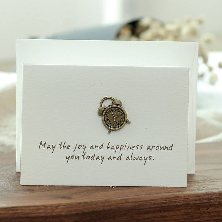 20pcs Retro Blessing Birthday High-End Thank You Message Card Lover Thanksgiving Christmas Day Greeting Card