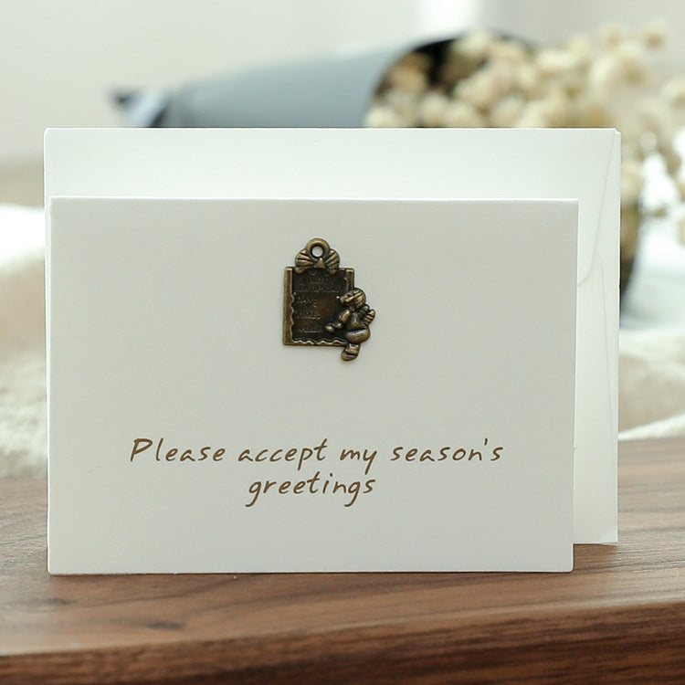 20pcs Retro Blessing Birthday High-End Thank You Message Card Lover Thanksgiving Christmas Day Greeting Card