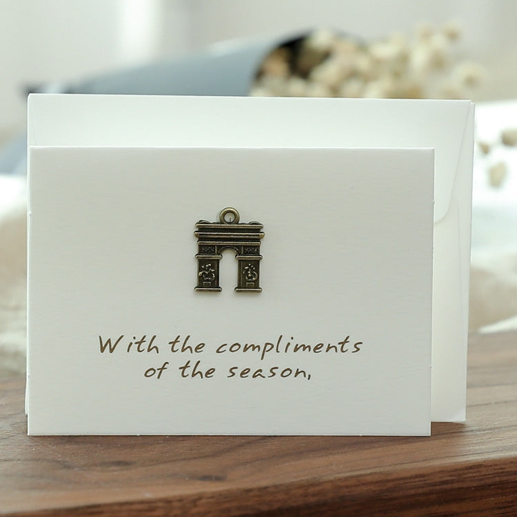 20pcs Retro Blessing Birthday High-End Thank You Message Card Lover Thanksgiving Christmas Day Greeting Card