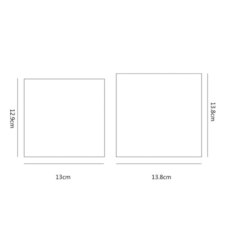 10pcs Vintage Metal Gift Greeting Card Cowhide Envelope Holiday Card