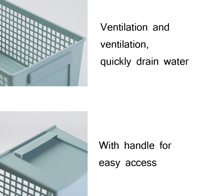 Desktop Snacks & Sundries Storage Basket Rectangular Plastic Storage Basket