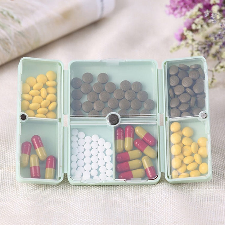 Folding Portable Sealed and Dispensing Small Pill Box